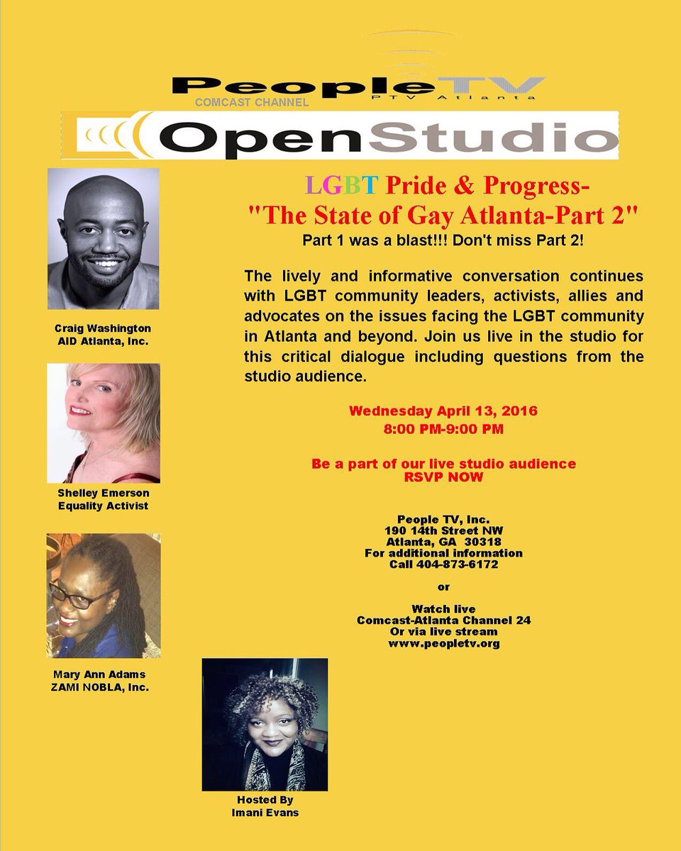PeopleTV_ATL's tweet photo. #PeopleTVAtlanta #PTVOpenStudio #Tunein 8pm tonight #Comcast24 or via #Livestream https://t.co/roPuiSEWBK https://t.co/pODLDsZ2LI