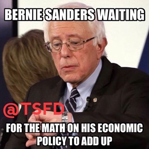 MyJustUsBlog's tweet image. .@BernieSanders really doesn't get economics #FeelTheBern #POTUS2016