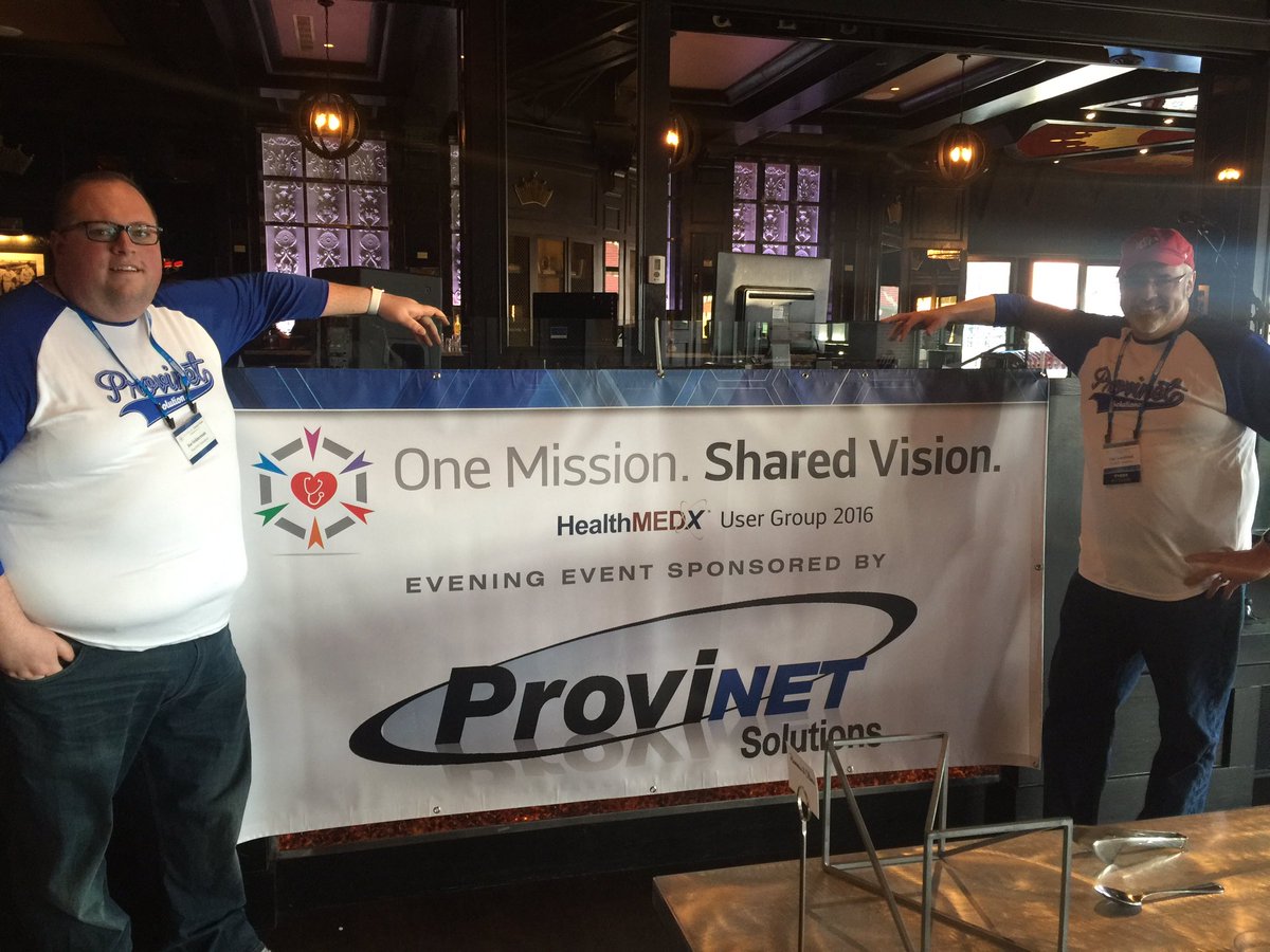 jvelderman's tweet photo. Hey @healthmedx #UG2016 - come join @ProviNETHealth at the @Budweiser Brewhouse tonight! https://t.co/0Z1FRV3lVl