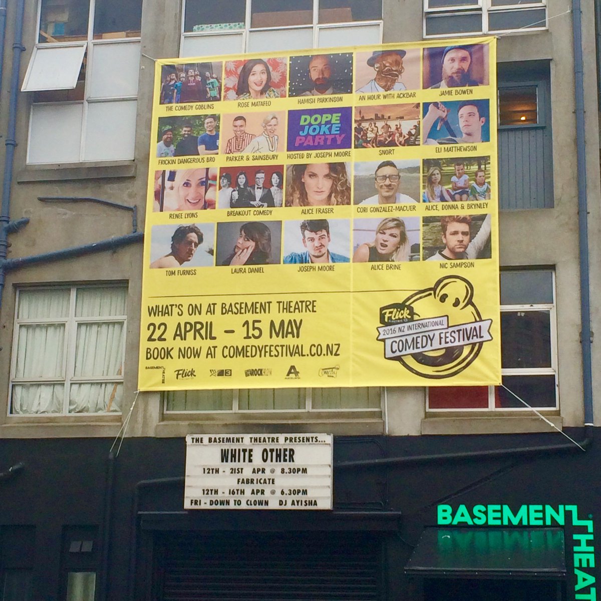 Basementspace's tweet photo. #newdiggs #stoked #laughtime #laughzone #grid @NZComedyFest https://t.co/IX4LpNXOiC
