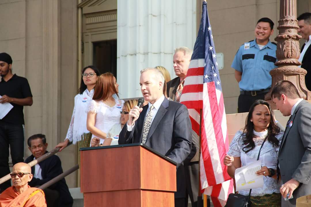 Blower4Stockton's tweet photo. It was an honor to speak at yesterday's event for survivors of the Cambodian Genocide. #stockton https://t.co/LQmylpy8PE