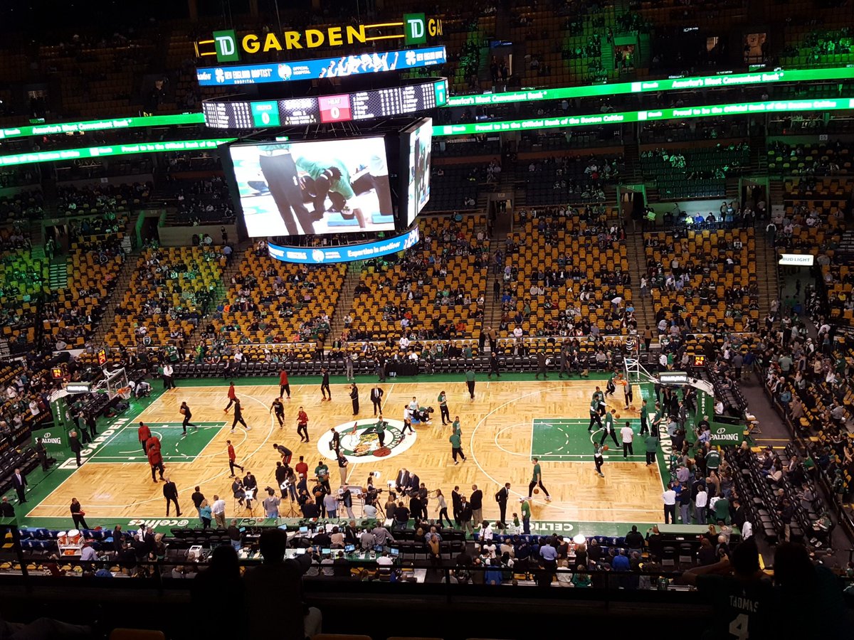uppervalleymom's tweet photo. We should be the #luckyrow! #celtics Section 330, Row 7 https://t.co/MwXg8Cd5ZQ