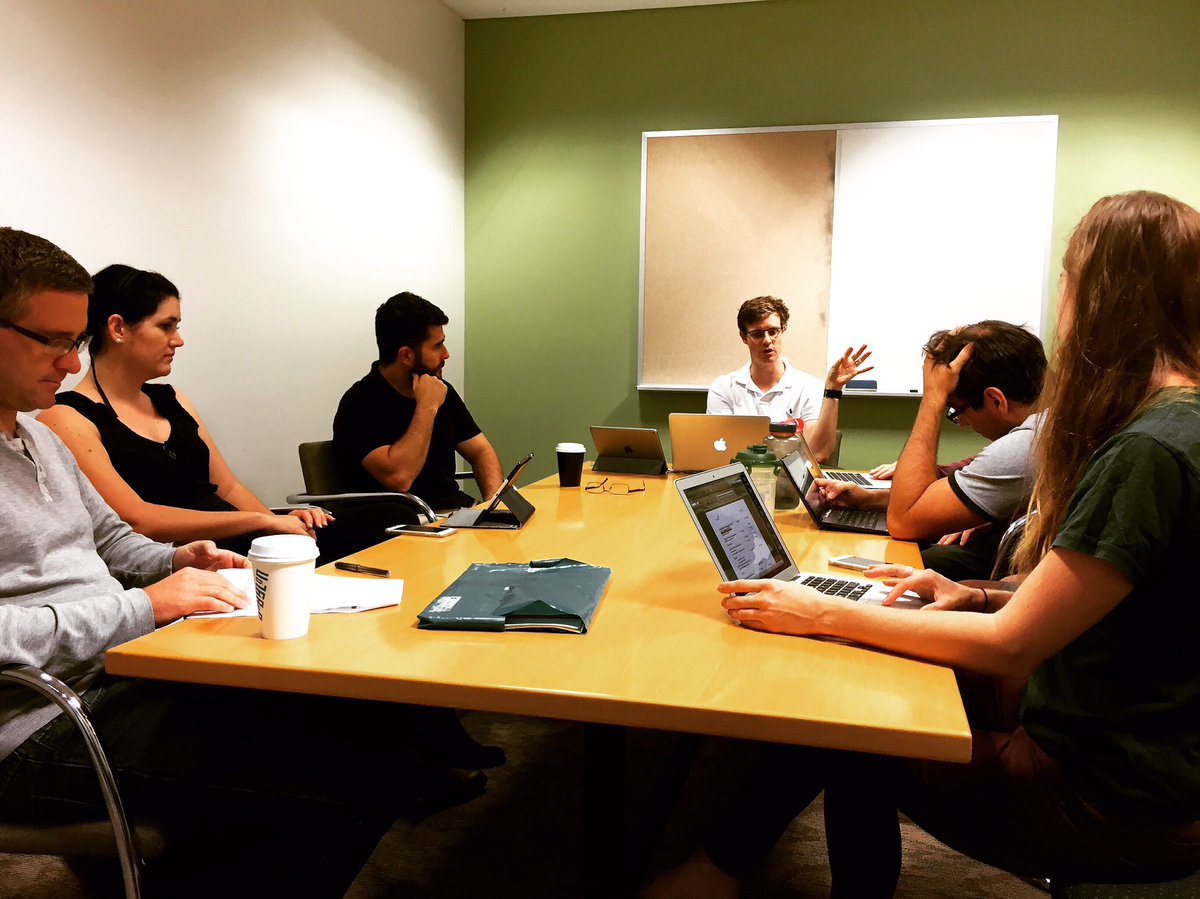 CREDOperth's tweet photo. When the #CREDO2016 committee meet early on a Thursday. Before coffee. https://t.co/AryP8dZJ6E