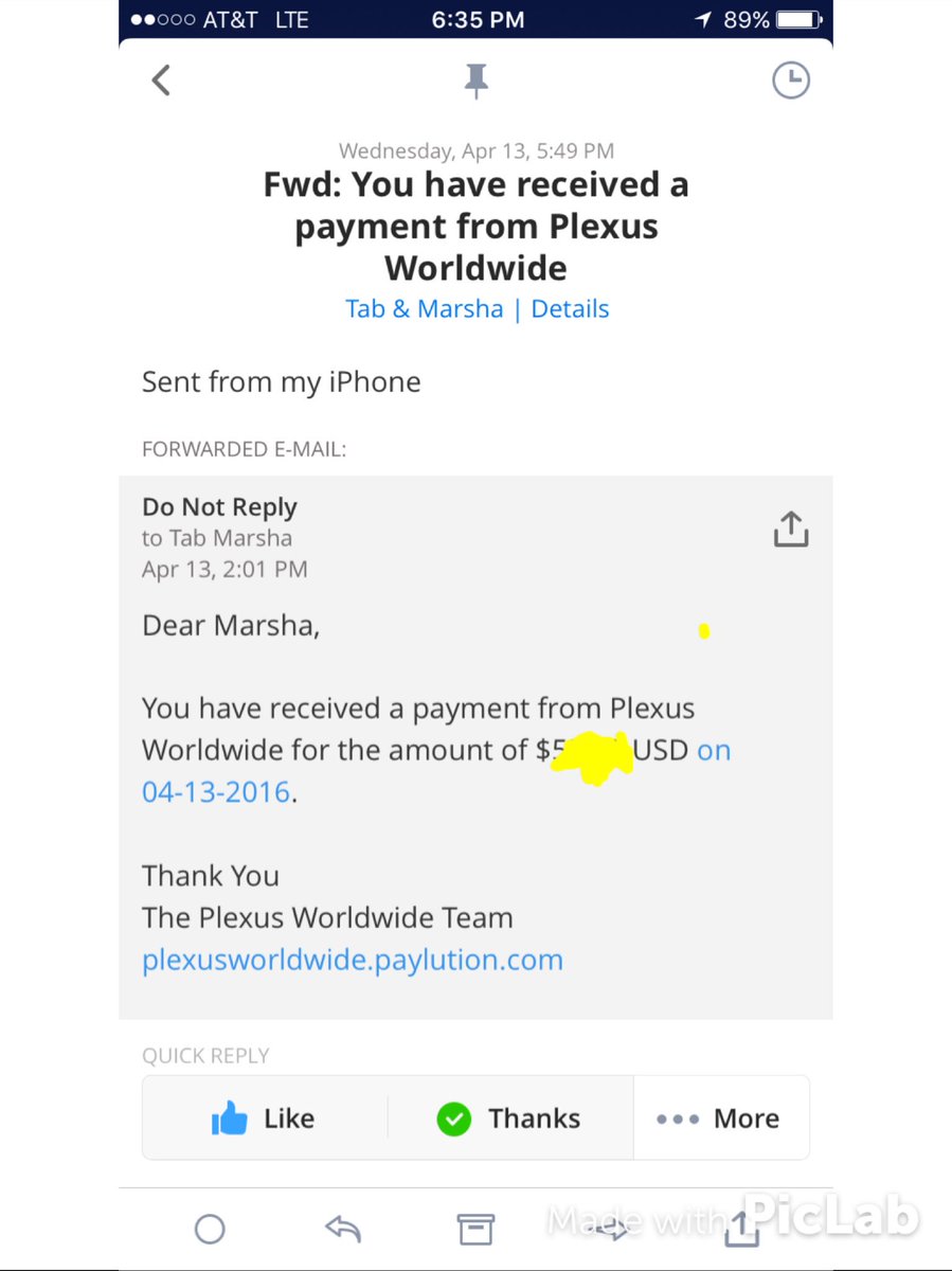 noizepolution's tweet photo. PROOF PIC! #PlexusPayDay You can get paid to! Pm me https://t.co/iilJRsohmm