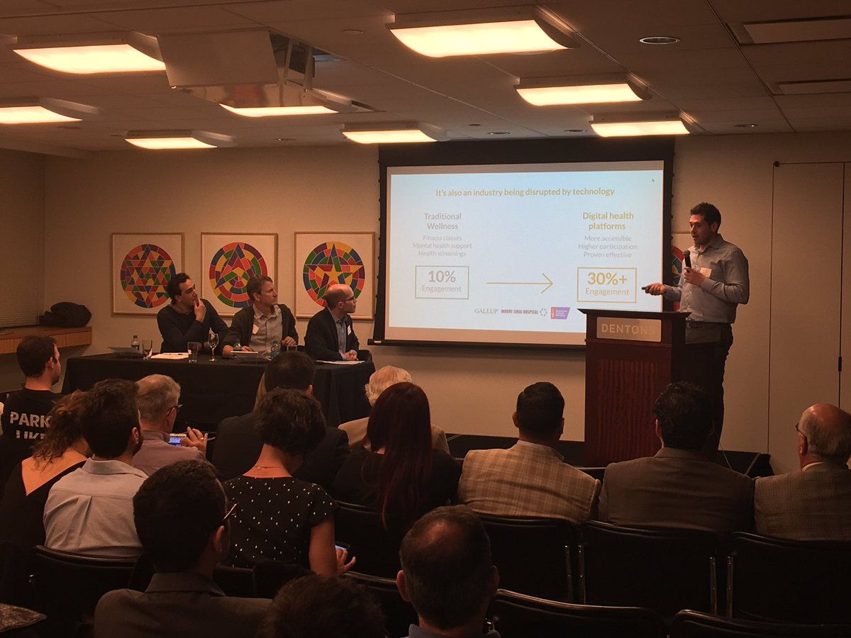 ventureoutny's tweet photo. Learning how @PrakticeHealth provides corporates an innovative way to foster healthy workplaces #VentureOutIsrael https://t.co/tRY5NHUBSt