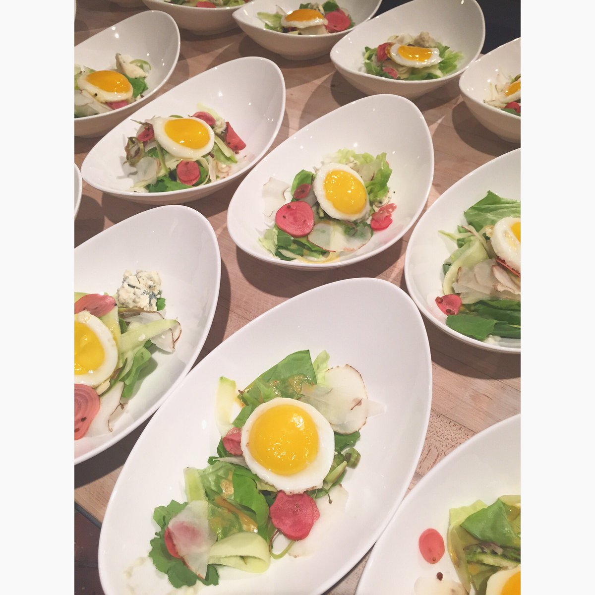 Bibb Salad w. Mississippi Farm Egg + Mississippi Honey–Whipped Blue Cheese by <a href="/reflectionchef/">Chef Nick Wallace</a> at the #BeardHouse