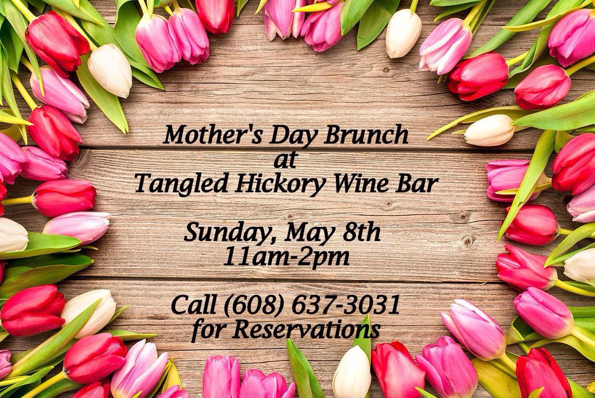 TangledHickory's tweet photo. #MothersDay #Viroqua #WineBar #DriftlessWI https://t.co/FcqNTl9C6H