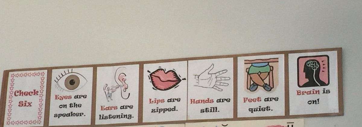 nancy_mactavish's tweet photo. Check six - great behaviour management strategy . https://t.co/rc6v2Qhx6F