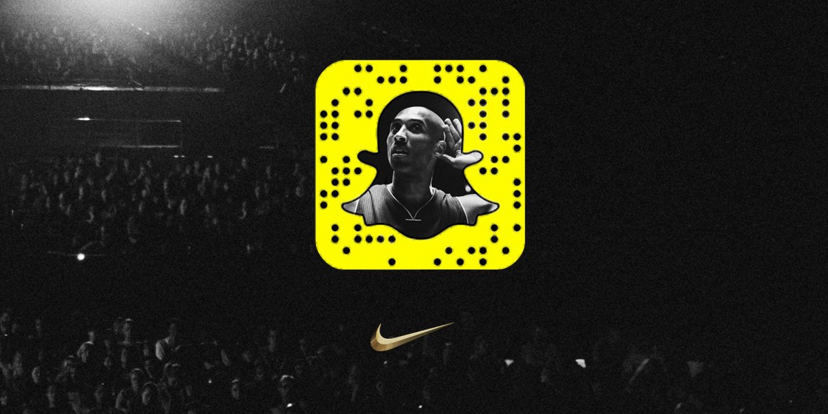 nikebasketball's tweet photo. The Mamba has arrived. 

See Kobe’s final journey on our Snapchat. #MambaDay 
👻: https://t.co/TdQDf5iT10 https://t.co/GyEJfR2kWn