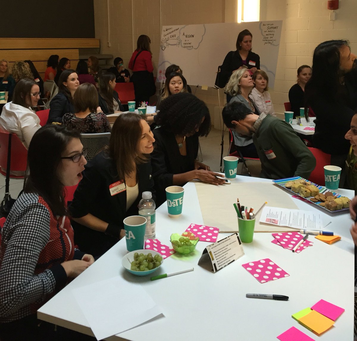 ajtibando's tweet photo. Thanks to all the amazing women who came up to #shecafe tonight! Amazing convos @Startup_TOR @SheCoSystem https://t.co/fu792d1vh6