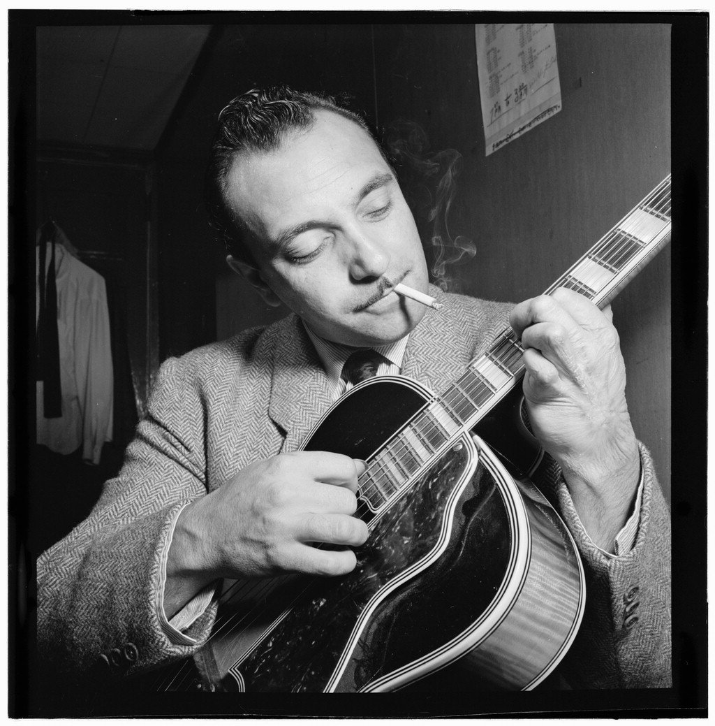 This is What Django Reinhardt  Looked Like  in 1946 