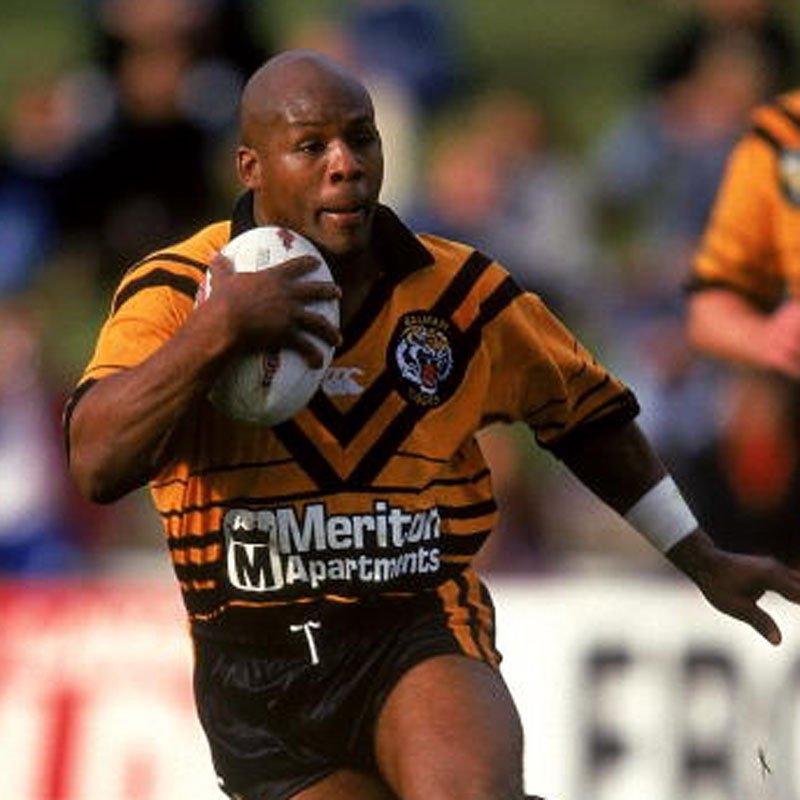 Balmain Tigers on X: #TBT On this day in 1996 - @tigers1908 def  @NRLKnights 24-12 thanks to an Ellery Hanley try #blackngold #upthetigers   / X