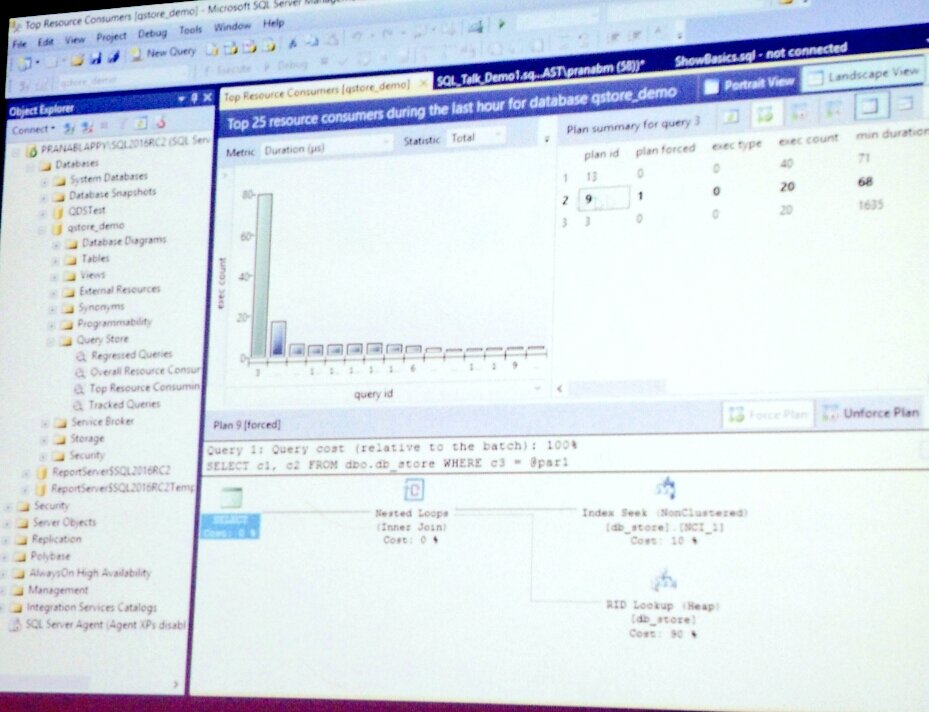 mssqlsense's tweet image. Inside Query store by @PranabM37 !
Great feature to enable!
#InFlightRecorder #BlackBox for @SQLServer #SQLBangUG