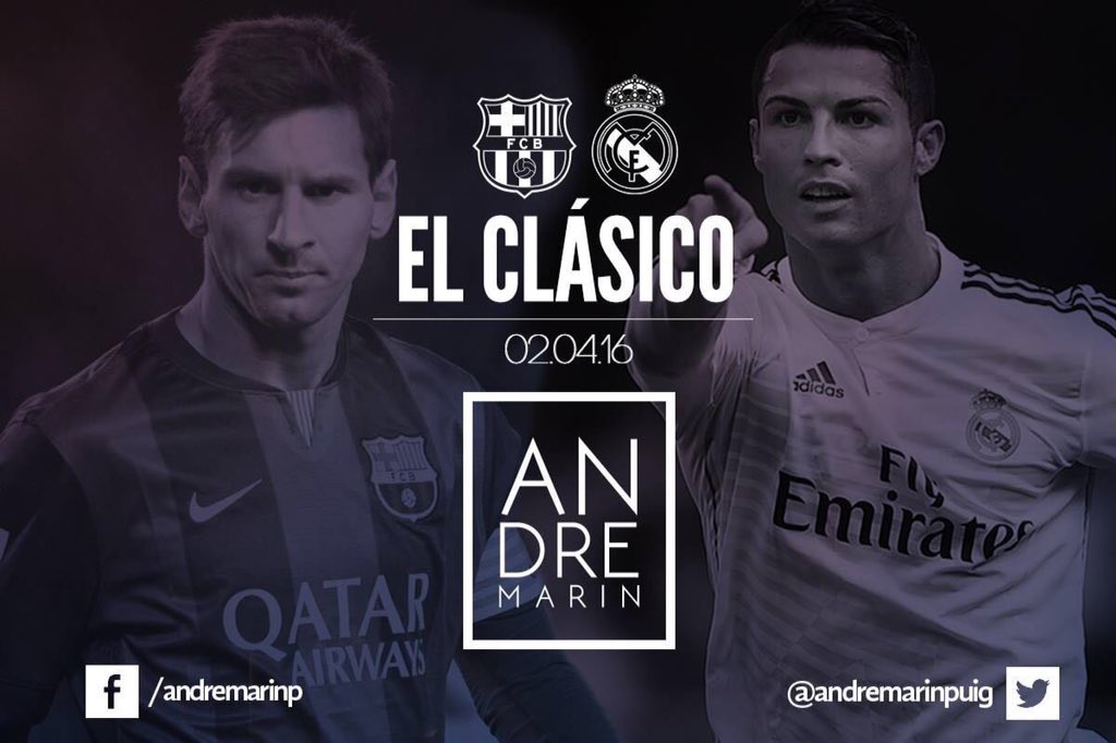 andremarinpuig's tweet photo. ¿Cuál es su pronóstico para el Clásico de España? 

Los invito a seguirme en mi Facebook: https://t.co/lZk9l6xOQa https://t.co/5WtPFyjUIG