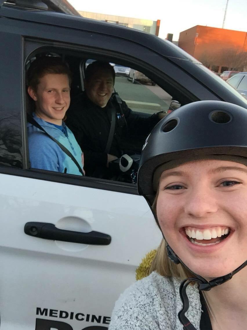 GasCityRDA's tweet photo. @medhatpolice Check out who we found on our trail skate! #GCRDA #WeFoundANewSkater #SeeYouAtPractice https://t.co/dIMCYoMiDL