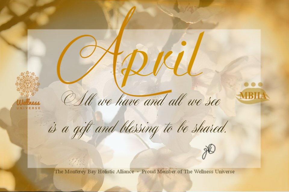 HAPPY #APRIL!  ALL you are and ALL you see is a #BLESSING. #WUVIP #MBHA #JoyTrain #SuccesTrain #April2016 #joy