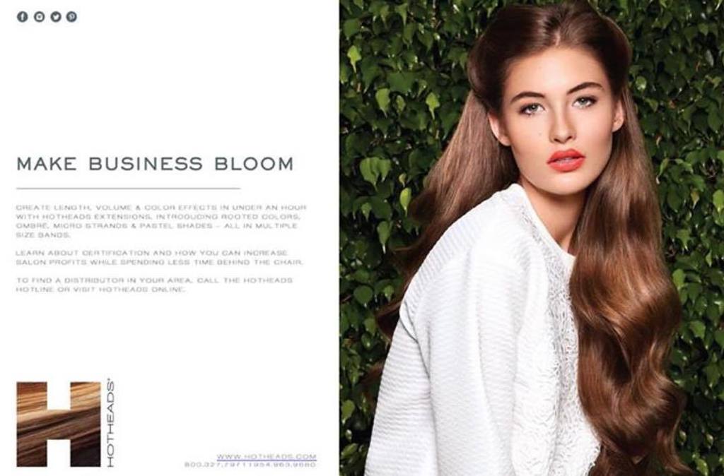 VickiCasciola's tweet image. New work for @hotheadshairextensions Campaign on stands now ! In @modernsalon magazine!  #Customizedcolor and @hoth…