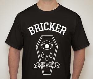 Shirts will be in next week, come pick one up at a show or message for delivery!