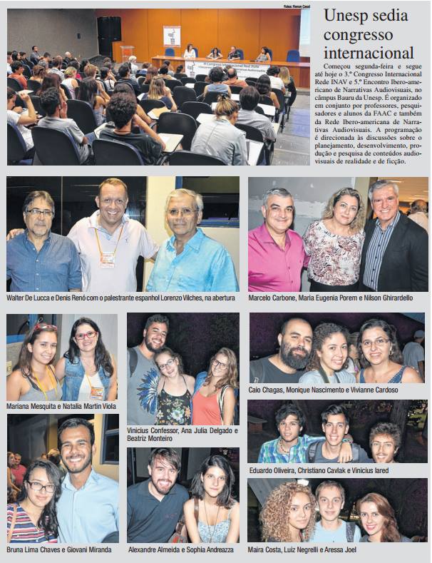 jeroriveracine's tweet photo. Amplia cobertura mediática tuvo congreso @red_inav en @Unesp_Oficial Brasil #Narrativa #audiovisual #investigación https://t.co/ZZbFdTdKUI