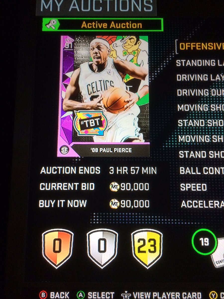 NbaDiamondDeals's tweet photo. pick up plz paul pierce only badged out on market. mj completely badged. @2kAuctions @2kHouse https://t.co/XGEZhMXSHF