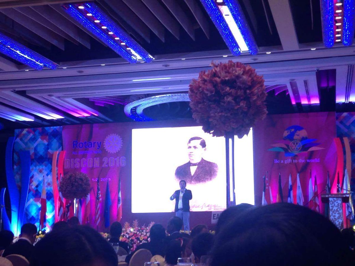 rotaractCOMM's tweet photo. Now happening: Rotary DISCON at Manila Hotel https://t.co/GximPPbsK3