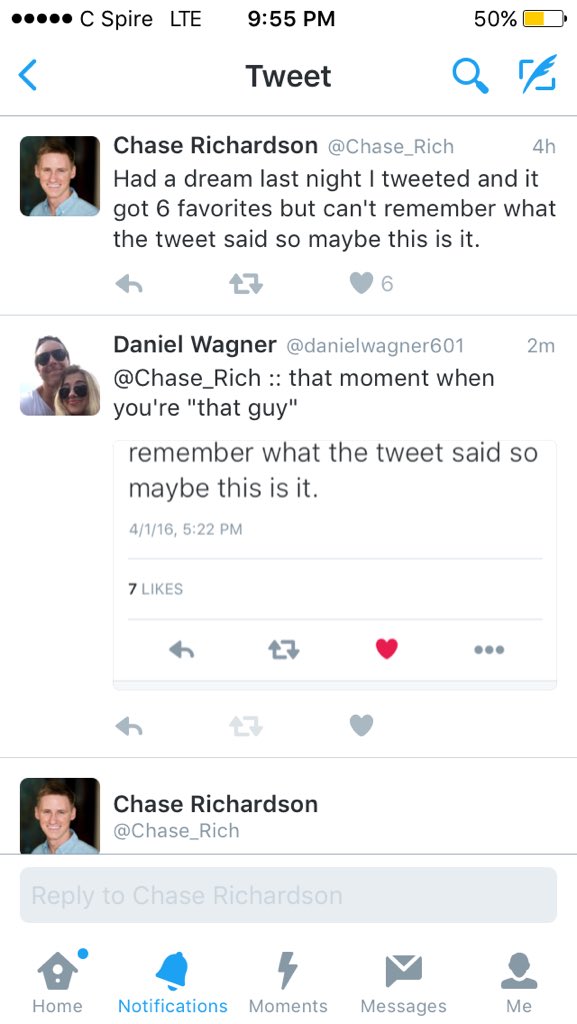 danielwagner601's tweet photo. @Chase_Rich :: and that my friends is friendship. Being mean and nice in the same minute. https://t.co/4iRalQtowQ