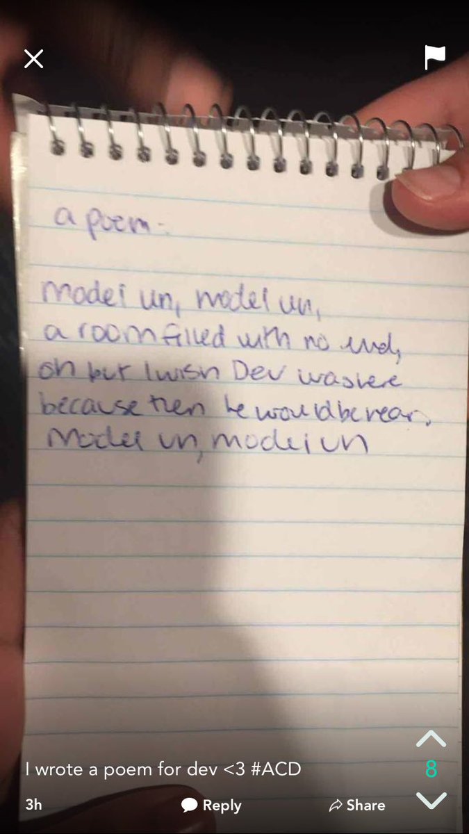 delegateprobs's tweet photo. Oh Dev breaking hearts without even realizing it #WAMUNC https://t.co/92CX6UkG06