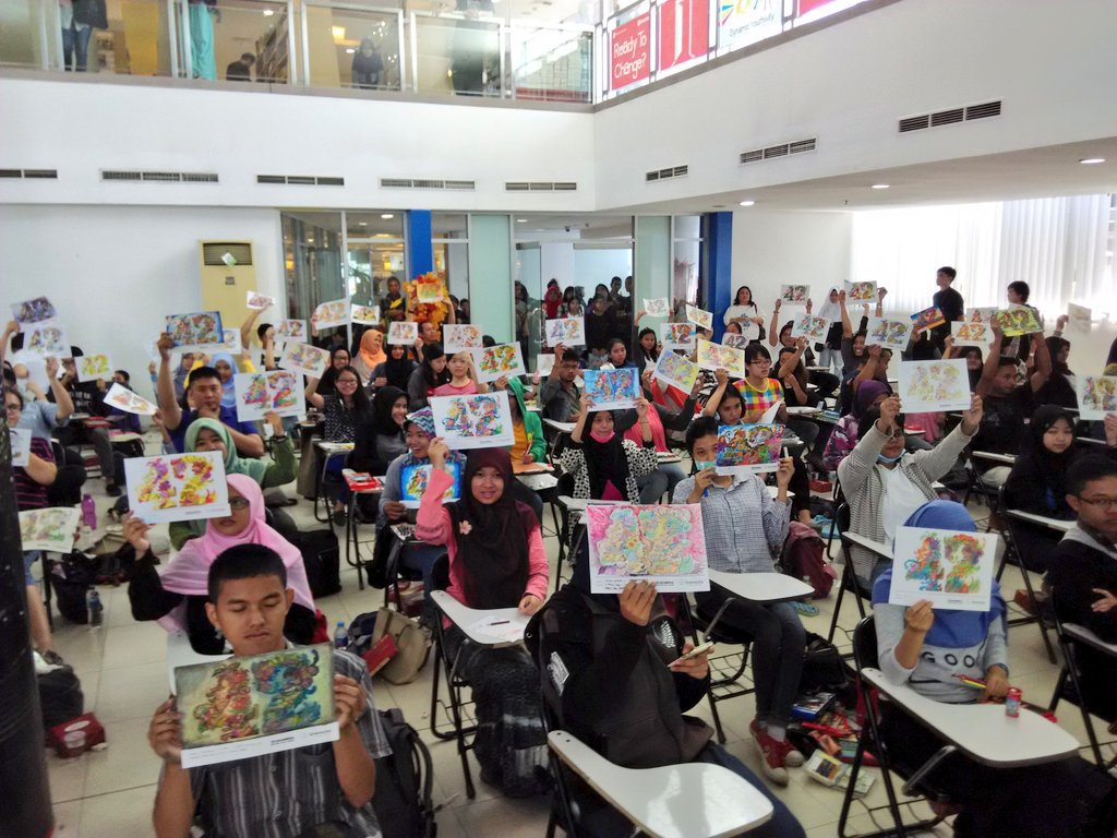 gramedmatraman's tweet photo. Yuk upload hasil mewarnai kalian ke @gramedmatraman & dptkan tas go green cantik jangan lupa pakai #GPU42 ya https://t.co/xCc6Fv64U5