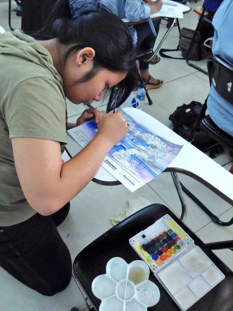gramedmatraman's tweet photo. Yuk upload hasil mewarnai kalian ke @gramedmatraman & dptkan tas go green cantik jangan lupa pakai #GPU42 ya https://t.co/xCc6Fv64U5