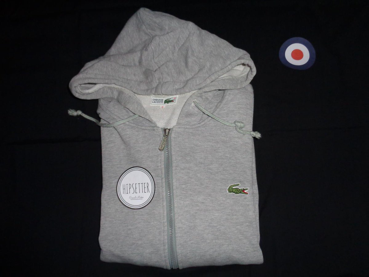 hipsetter2's tweet photo. Hoodzip Lacoste size 4 setara L kondisi 97%, minat cek di bio ya, bantu UP ya om @FS_80cs @infocasuals makasih ✌ https://t.co/JCDG9WiEKp