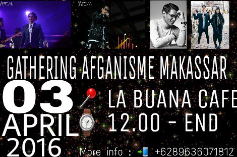 Afmak_New's tweet photo. Gathering Afg. Makassar, 03 April 2016. Come and join with us 😄😄 @afgansyah_reza @AfganManagement @ALLABOUTAFGAN https://t.co/rHiPOHpWfR