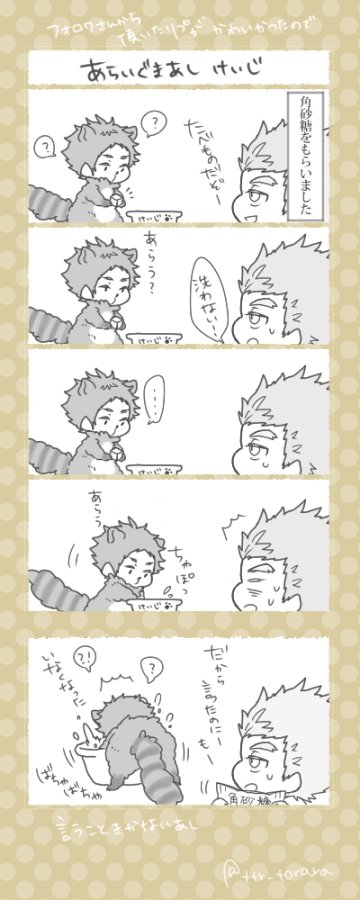 あらいぐま葦に頂いたリプがかわいかったから 