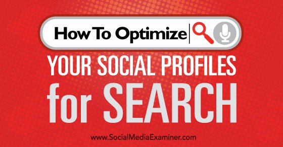 Steven_YDM's tweet photo. How to Optimize Your Social Profiles for Search : Social Media Examiner #Search #SocialMedia https://t.co/pdgQPBIdno https://t.co/pSDhKPlINJ