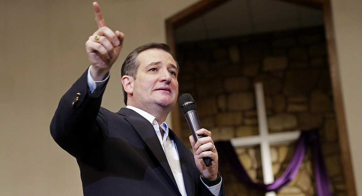politico's tweet image. .@tedcruz’s evangelical problem politi.co/1PM5zrW | AP Photo