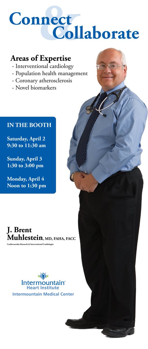 Want to discuss population health management at #ACC16? Connect w/Dr Brent Muhlestein, Sat (4/2) at 9:30 am.