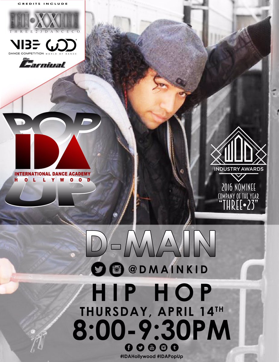 OFFICIALTHREE23's tweet photo. @DmainKid Teaching At @IDAHollywood Don't miss out! #Three23DanceCo #323AreaKidz #DmainArmy #IDAHollywood #IDApopup https://t.co/sVNTs4NwV4