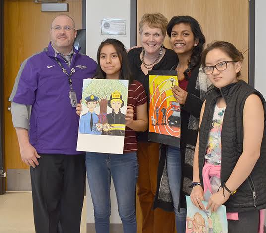 NilesNorthFAPP's tweet photo. North Artists Design Posters Honoring Skokie’s Finest and Bravest Fire and Police https://t.co/dP0kbWzS8v https://t.co/xTTYgXUIWR