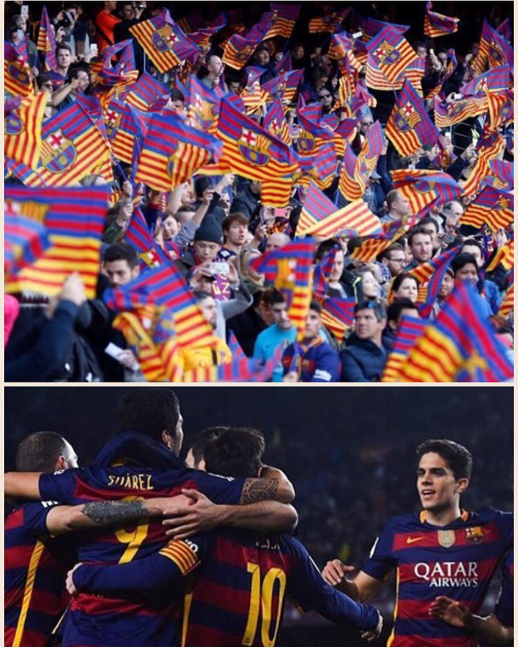 MarcBartra's tweet photo. Tots units fem força. #ElClásico 🔵🔴 https://t.co/DpD7Gdp6Us