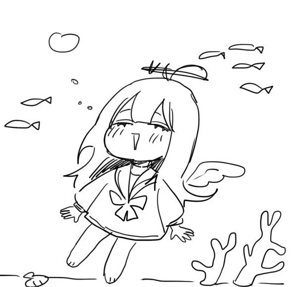 TAM_justia_bot's tweet image. &quot; 바닷속은 좋은 곳이로군요!! &amp;gt;ㅁ&amp;lt;/// &quot;