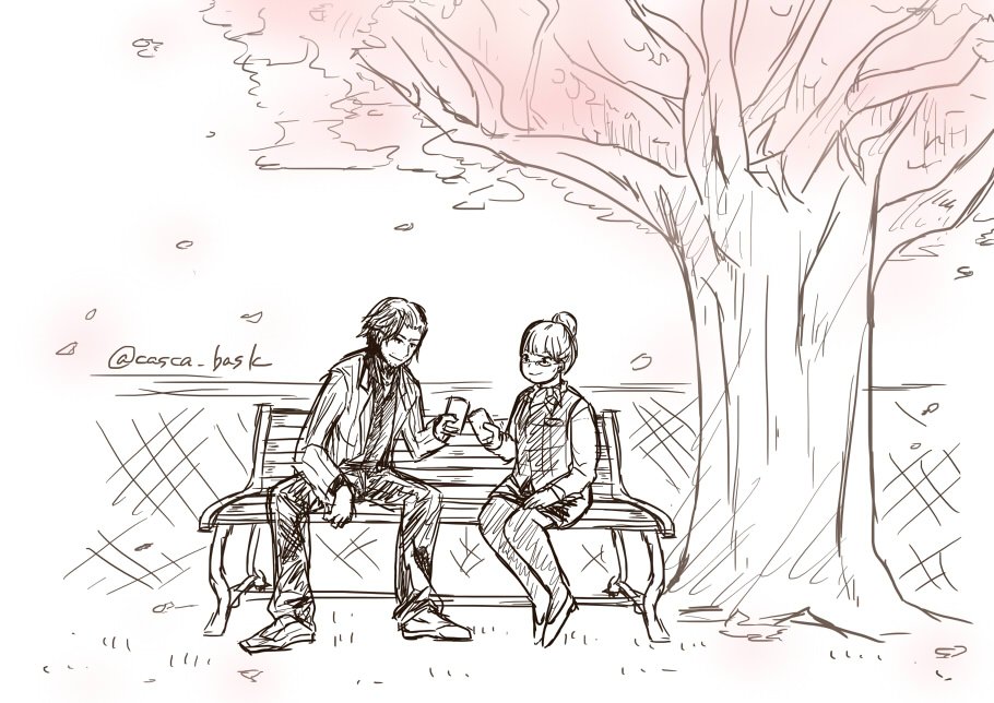 スカイファイナンスのお花見【@ryu_1draw】
#龍如版深夜の真剣お絵描き60分一本勝負 
