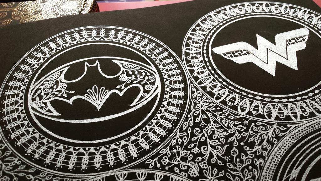 Taz_Maz's tweet photo. Still in progress...superheros all the way...#superhero #ink #illustration #art #zentangles #mandala #hennaart #love https://t.co/5WiGCT2353