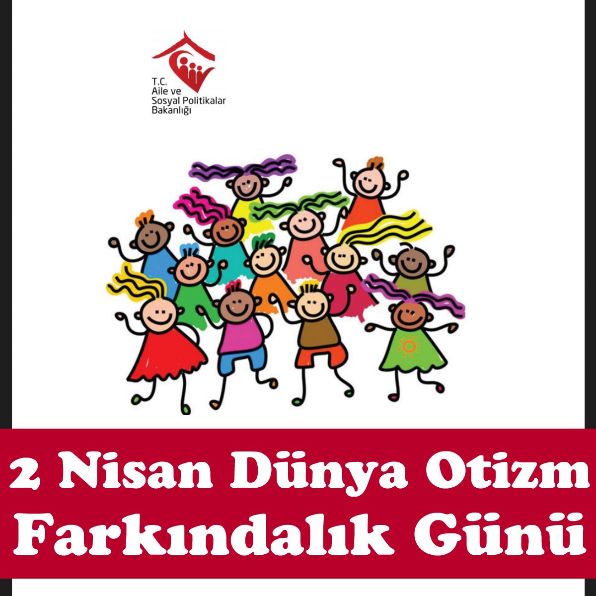 tcailesosyal's tweet photo. Otizmin Farkındayız Onların Yanındayız!

#2Nisan #DünyaOtizmFarkındalıkGünü https://t.co/BfC4hNUeQ7