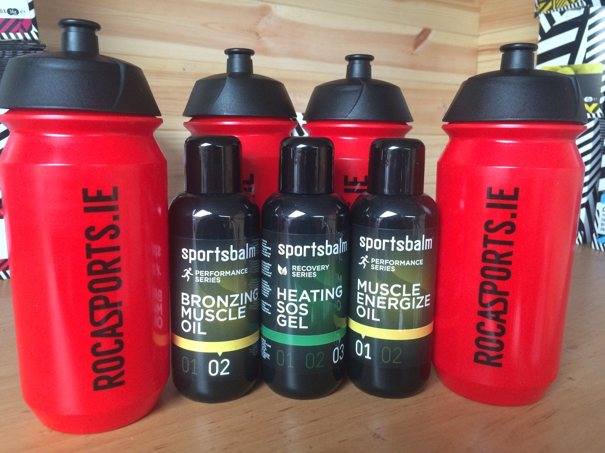 Buy any 3 <a href="/sportsbalm/">SPORTSBALM</a> products from rocasports.ie and receive 4  free water bottles free postage