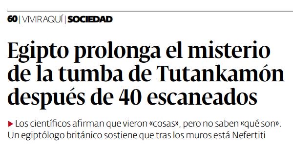 Javier__Sierra's tweet image. La prensa española se impacienta hoy con #Egipto por cómo se está gestionando el proyecto #ScanPyramids