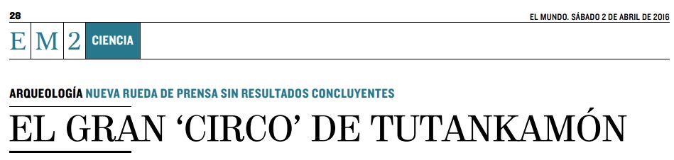 Javier__Sierra's tweet image. La prensa española se impacienta hoy con #Egipto por cómo se está gestionando el proyecto #ScanPyramids