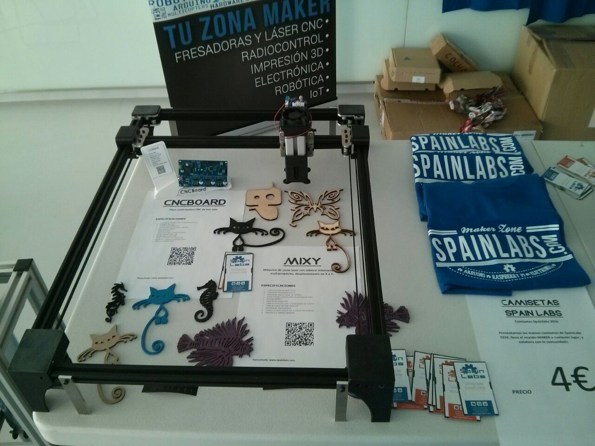 SpainLabs's tweet image. Conoce la nueva Mixy spainlabs.com/foros/tema-Pre… en el #ArduinoDayZaragoza este fin de semana. No te lo puedes perder!