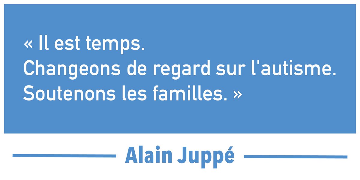 alainjuppe's tweet photo. 2 avril : journée mondiale de sensibilisation à l'Autisme. 
Il est temps. 
#autisme #journéebleue https://t.co/zGOolngBp1