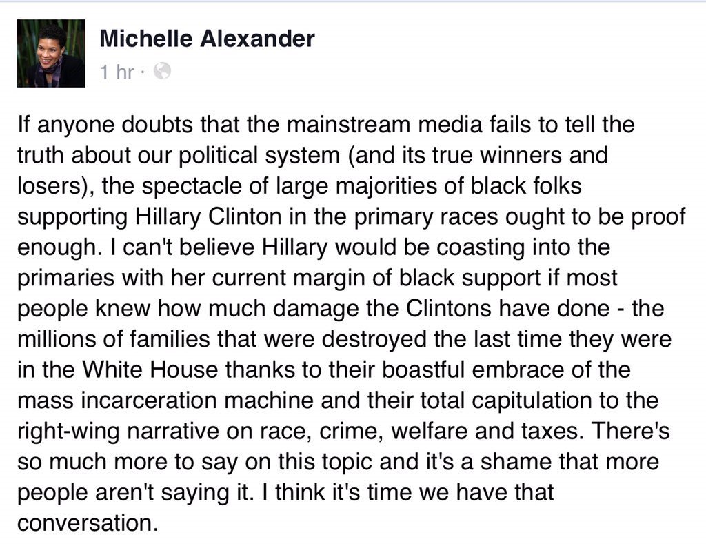 Politicaltwain1's tweet photo. Michelle Alexander left Chris Hayes with his mouth open. That spin he tried didn't work. https://t.co/DB7U8n3uEx https://t.co/dRq7FFxLx9