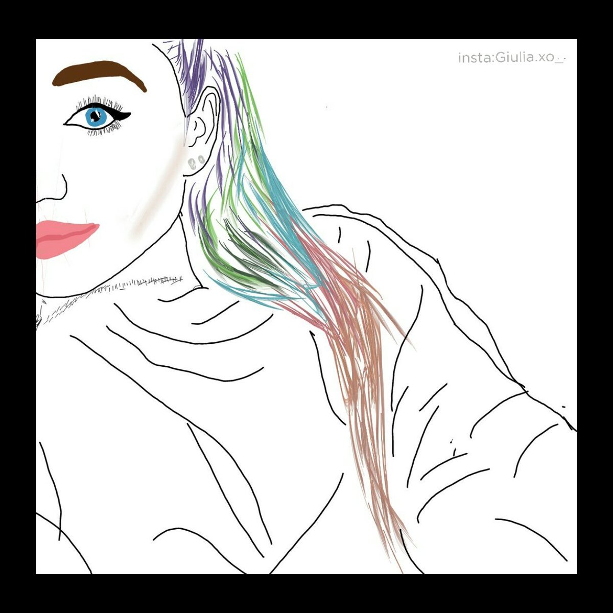 _GIULIAx's tweet photo. @BibisBeauty einer meiner ersten Zeichnungen ❤ 
Hoffe du siehst es &amp; es gefällt dir ! 😍 #bibi #outline #drawing https://t.co/4vsKYNOKrQ