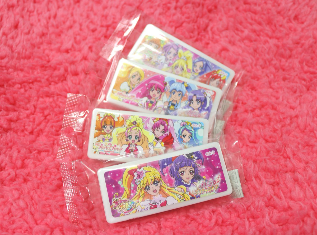 プリキュア プリティストア Ar Twitter 新商品 プリキュアプリティストア限定 ミントタブレット 全11種 各種 324 税込 フルーツ味のタブレットが新登場 5個買うと非売品タブレットを1個プレゼント くじ引き形式の為 絵柄をお選び頂く事はできません